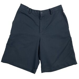 Nike Golf Shorts Men's 30 Dri-FIT Navy Blue Lightweight Two-Button Summer